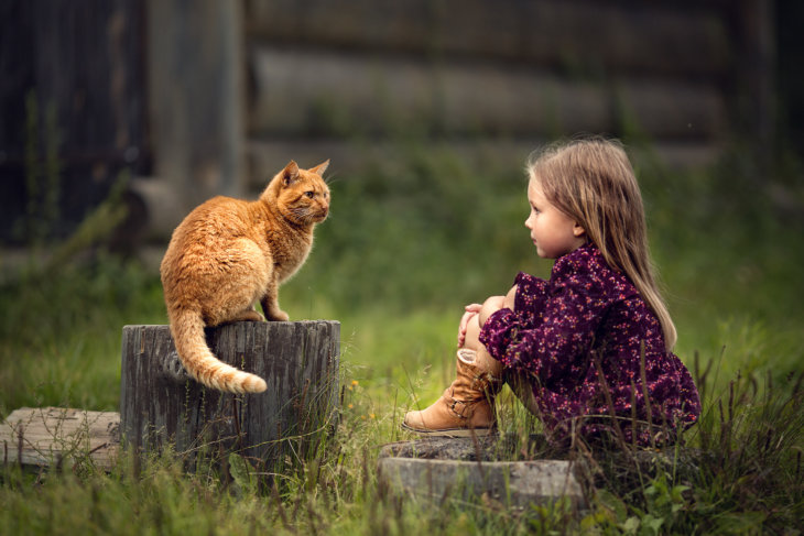 Kinderen en huisdieren: goede vrienden